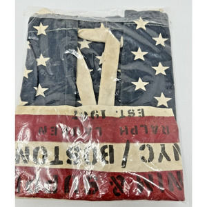 Denim & Supply Ralph Lauren Distressed American Flag Tote Bag NIP
